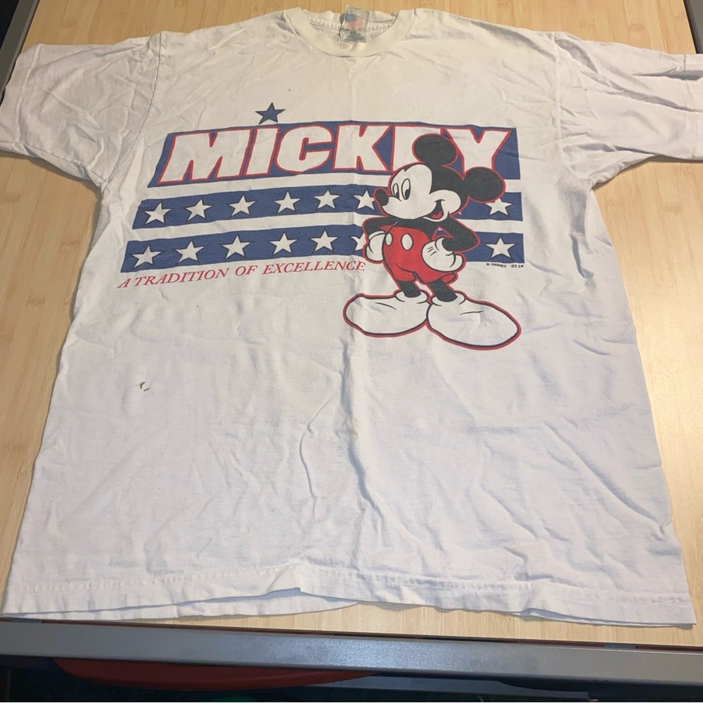 Vintage Disney Mickey Unlimited A Tradition Of Excellence T-Shirt XL Extra Large